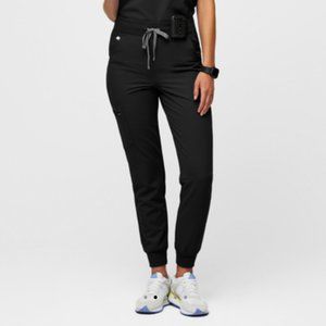 Figs High Waisted Black Zamora Joggers Small Petite